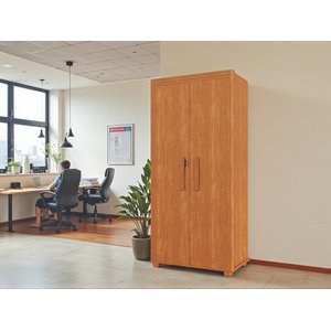 Sapateira Multiuso Atenas Mdf com Chave Armário Organizador Pés Madeira 2 Portas:nature