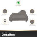 Ver imagem 3 de Mini Sofá Cama Divã Pet Cães e Gatos Orgânico Confortável e Reforçado Bouclé