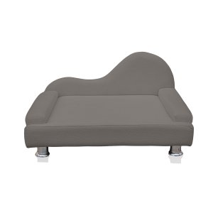 Mini Sofá Cama Divã Pet Cães e Gatos Orgânico Confortável e Reforçado Bouclé