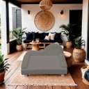 Ver imagem 2 de Mini Sofá Cama Divã Pet Cães e Gatos Orgânico Confortável e Reforçado Bouclé