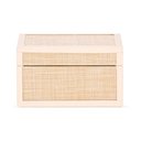 Ver imagem 1 de Caixa Decorativa em Mdf com Revestimento em Fibra Natural 18,5cm 20663 Mart