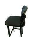 Ver imagem 5 de Mesa Área Gourmet Alta Redonda Preto Drink 3 Lugares