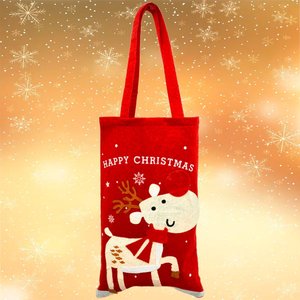 Bolsa Sacola de Presentes Enfeite Árvore de Natal Alce Rena