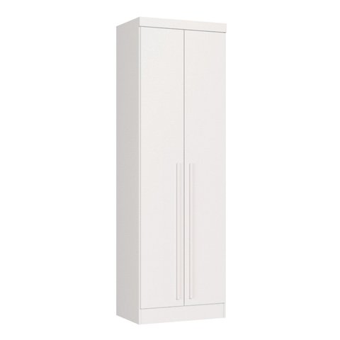 Guarda-Roupa Modulado 2 Portas 3 Gavetas com Cabideiro Infinity Branco/Line