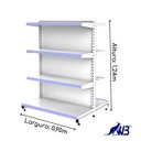 Ver imagem 3 de Gôndola Fácil INICIAL de Centro 1,24x0,90m - W3 - 15003