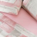 Ver imagem 3 de Jogo Cama Lençol Maris Casal Padrão Percalle 200 Fios Estampado 4 Peças Quadri Rosê