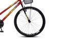 Ver imagem 3 de Bicicleta Colli Cazelle Allegra Aro 26 Freio V-brake Quadro 18 Vermelho