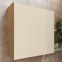 Ver imagem 2 de Armário de Cozinha Aéreo 2 Portas 80cm Minsk Freijó/soft Z06 - Mpozenato
