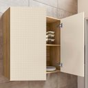 Ver imagem 7 de Armário de Cozinha Aéreo 2 Portas 80cm Minsk Freijó/soft Z06 - Mpozenato