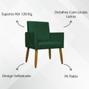 Ver mais imagens de Kit 3 Poltronas Decorativa Para Sala Recepção Escritório Mari Suede Cores