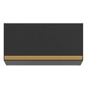 Ver imagem 4 de Armário Aéreo Cozinha 70cm 1 Porta Basculante Veneza Gb Multimóveis Preto