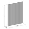 Painel Ripado Modular 1,80m Linea Brasil - 4
