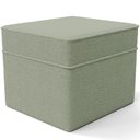 Ver imagem 4 de Poltrona de Amamentação com Balanço e Puff Mavie L02 Bouclê Oliva - Lyam Decor