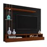 Painel de Tv Decorativo Para Sala Preto/Canela - 1