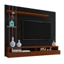 Ver imagem 1 de Painel de Tv Decorativo para Sala Preto/canela