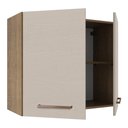 Ver imagem 5 de Armário Aéreo 70 Cm 2 Portas Rustic/crema Agata Madesa
