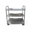 Ver imagem 1 de Carrinho de transporte com 3 bandejas Therj CA3PP2A AISI 430 50CMX80CMX90CM