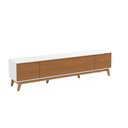 Ver imagem 5 de Rack Kappesberg 3 Portas Branco/canela 218cm