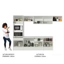 Ver imagem 7 de Armário de Cozinha Completa 300cm Branco Diamante Madesa 02