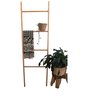 Escada Decorativa de Madeira Pinus Toalheiro Revisteiro Treliça e Mantas - 155 X 45 Cm - 5