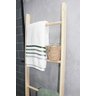 Escada Decorativa de Madeira Pinus Toalheiro Revisteiro Treliça e Mantas - 155 X 45 Cm - 4