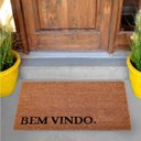 Ver imagem 4 de Tapete Capacho Bem Vindo Antiderrapante Luxo 40x60cm - Yangzi