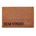 Ver imagem 1 de Tapete Capacho Bem Vindo Antiderrapante Luxo 40x60cm - Yangzi