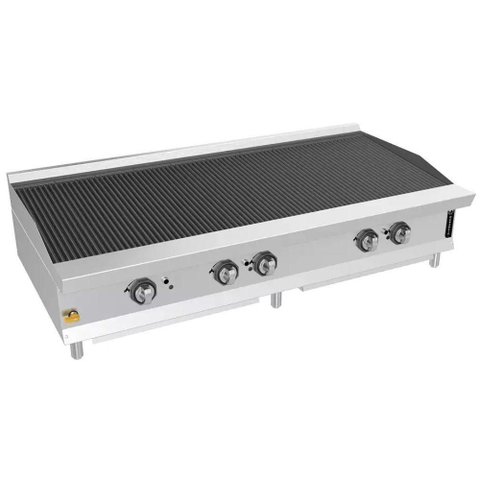 Chapa Grill 60 de Mesa a Gás Glp New Prime com Grelhas Dupla Face Inox Venâncio