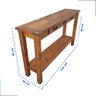 Buffet Aparador Retro Sala de Estar 150 Cm Jantar Cozinha Luxo Balcão Madeira Multiuso Organizador - 2
