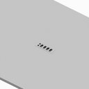 Ver imagem 4 de Mesa Reunião 8 Lugares 230cm Central Tomada Escritório Industrial Executive Cinza