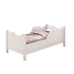 Cama Infantil Cristal Juvenil Conforto Segurança Design Unissex:branco - 5
