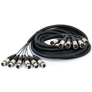 Multicabos com Conectores Xlr 6 Vias Amphenol - 2 Metros