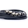Multicabos com Conectores Xlr 6 Vias Amphenol - 2 Metros - 2