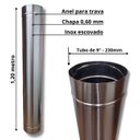 Ver mais imagens de Kit Churrasqueira Coifa Inox Gourmet  Espetos Braseiro 45x30
