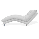 Ver imagem 3 de Chaise Divã Espreguiçadeira Estofada Salão de Beleza Diva Corano Branco - LM DECOR