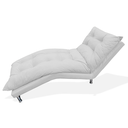 Ver imagem 1 de Chaise Divã Espreguiçadeira Estofada Salão de Beleza Diva Corano Branco - LM DECOR