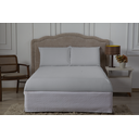 Ver imagem 1 de Jogo de Lençol Casal 4 Peças Liberty com Elástico:cinza