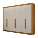 Ver imagem 2 de Guarda-roupa Casal 100% Mdf 6 Portas 6 Gavetas Diamante Leifer Móveis:cinamomo/off