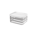 Ver imagem 1 de Pote Coza Clear Trio 840 Ml Branco