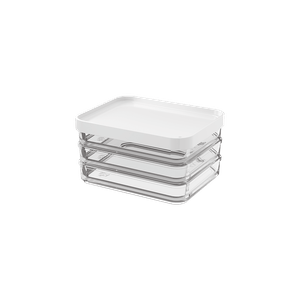 Pote Coza Clear Trio 840 Ml Branco