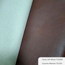 Ver imagem 2 de Cabeceira Casal com LED Yeon Courino Marrom / Linho Off White - Sallar Home