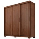 Ver imagem 1 de Guarda Roupa Casal Confo 3 Portas de Correr 4 Gavetas MDP Jacaranda Milani Movelaria
