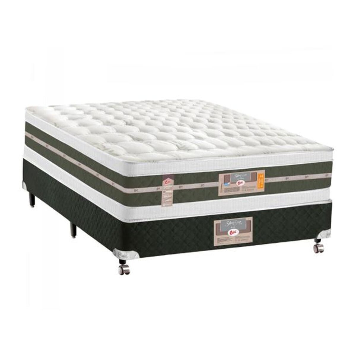 Cama Box Casal Castor Silver Star Air Double Face Tecnopedic 138x188x61 + Box Castor - 3