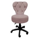 Ver imagem 1 de Cadeira Mocho Soft Escritório Estética Veludo - Sofa Store:veludo Rosê Gold