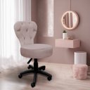 Ver imagem 7 de Cadeira Mocho Soft Escritório Estética Veludo - Sofa Store:veludo Rosê Gold