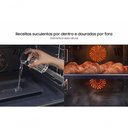 Ver imagem 7 de Forno Samsung Elétrico de Porta Dupla Air Fry e Wi-fi 76l 220v Nv7b4545sak/bz