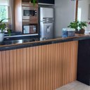 Ver imagem 5 de Painel Ripado Pvc 25cm X 2,70m Relevo Ipê Régua