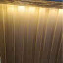 Ver imagem 3 de Painel Ripado Pvc 25cm X 2,70m Relevo Ipê Régua