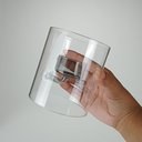 Ver imagem 6 de Castiçal Decorativo de Borossilicato Transparente 11x10x10cm Porta Vela Mesa
