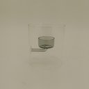Ver mais imagens de Castiçal Decorativo de Borossilicato Transparente 11x10x10cm Porta Vela Mesa
